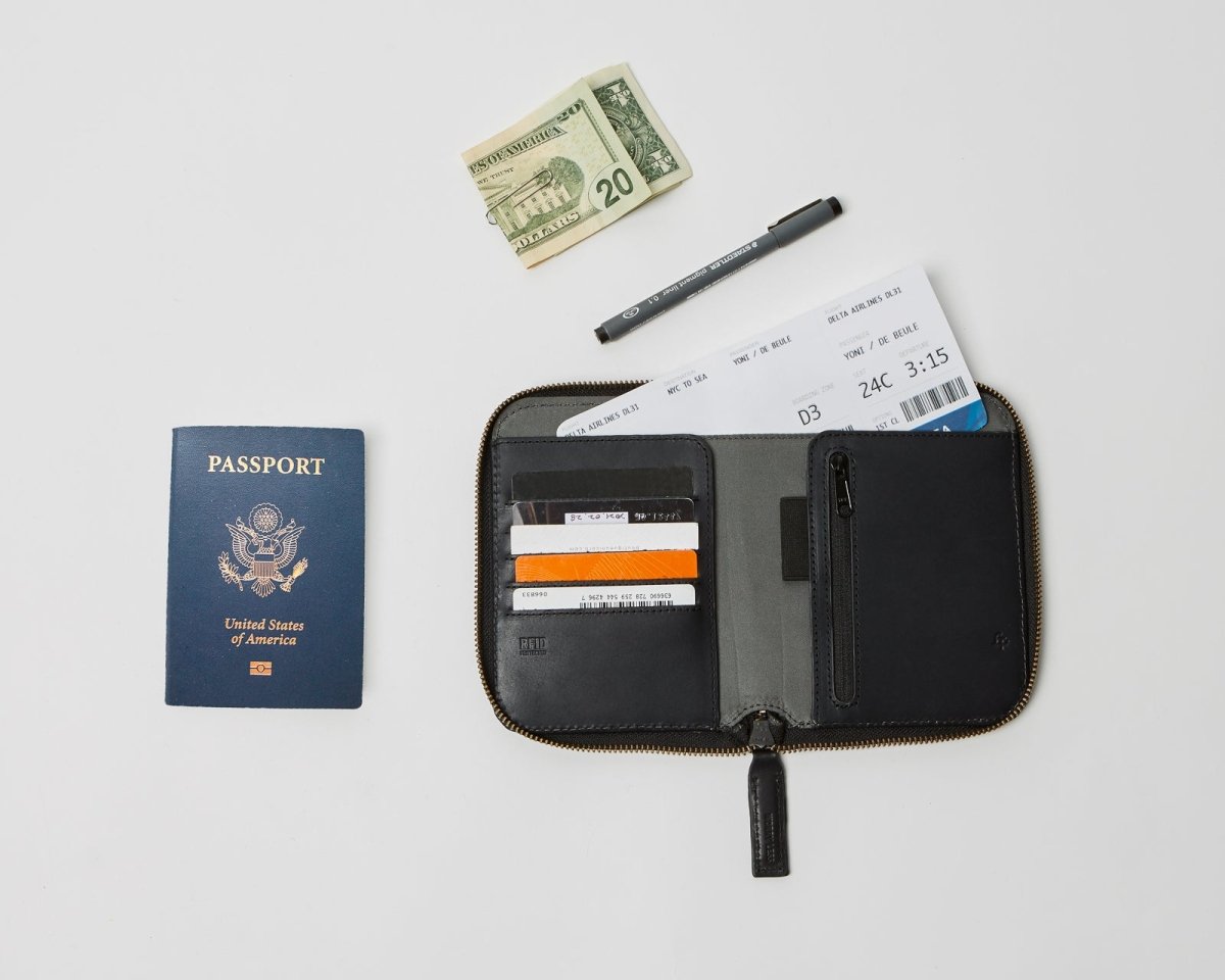 Loctote | Heritage RFID Passport Case - Stealth Black | Anti - theft & secure bags
