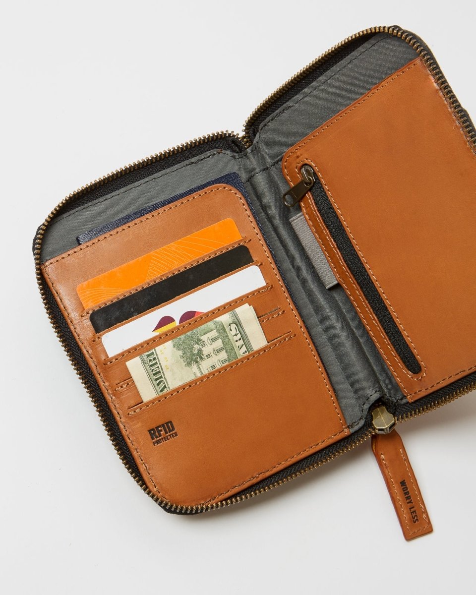 Loctote | Heritage RFID Passport Case - Vintage Grey | Anti - theft & secure bags