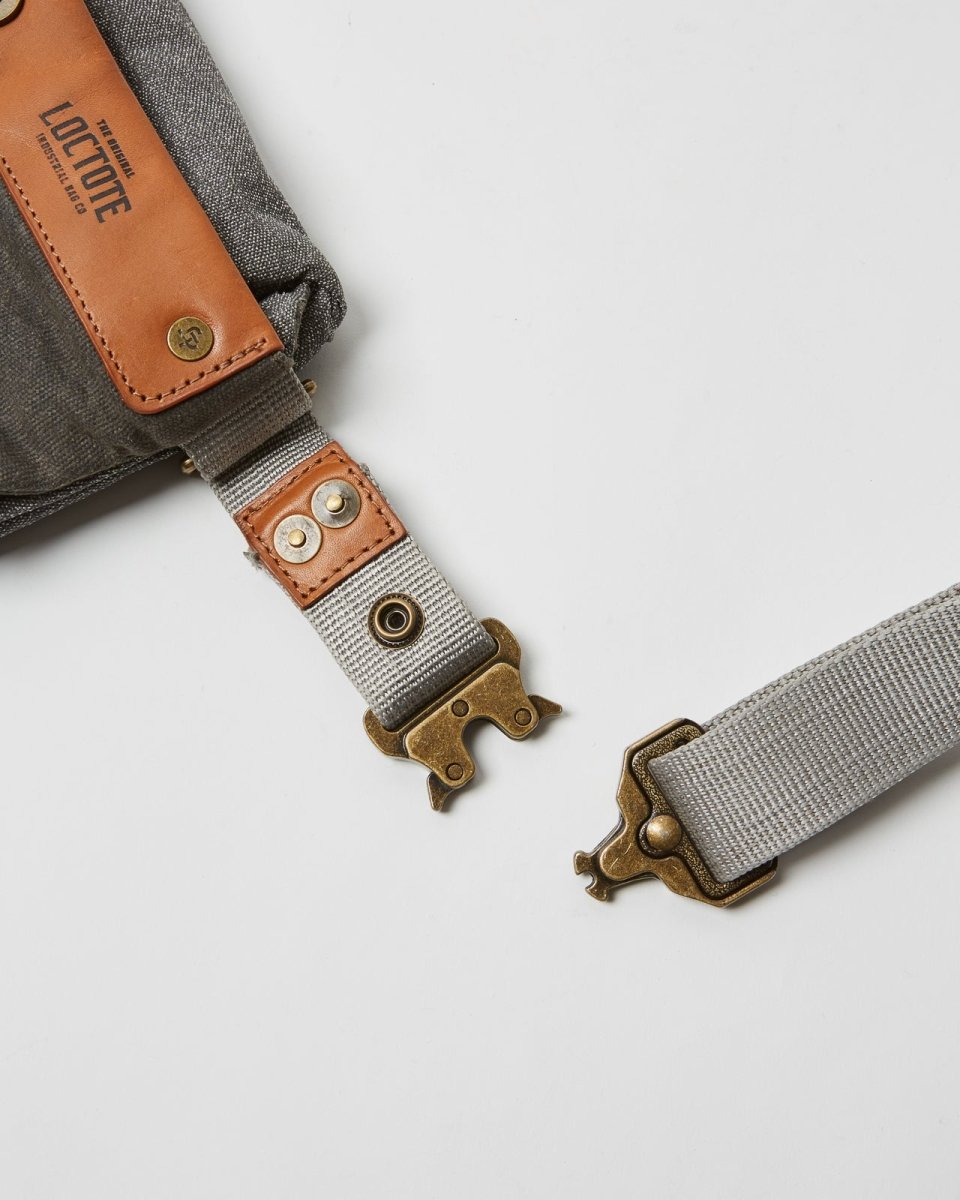 Loctote | Heritage Sling Bag - Vintage Grey | Anti - theft & secure bags
