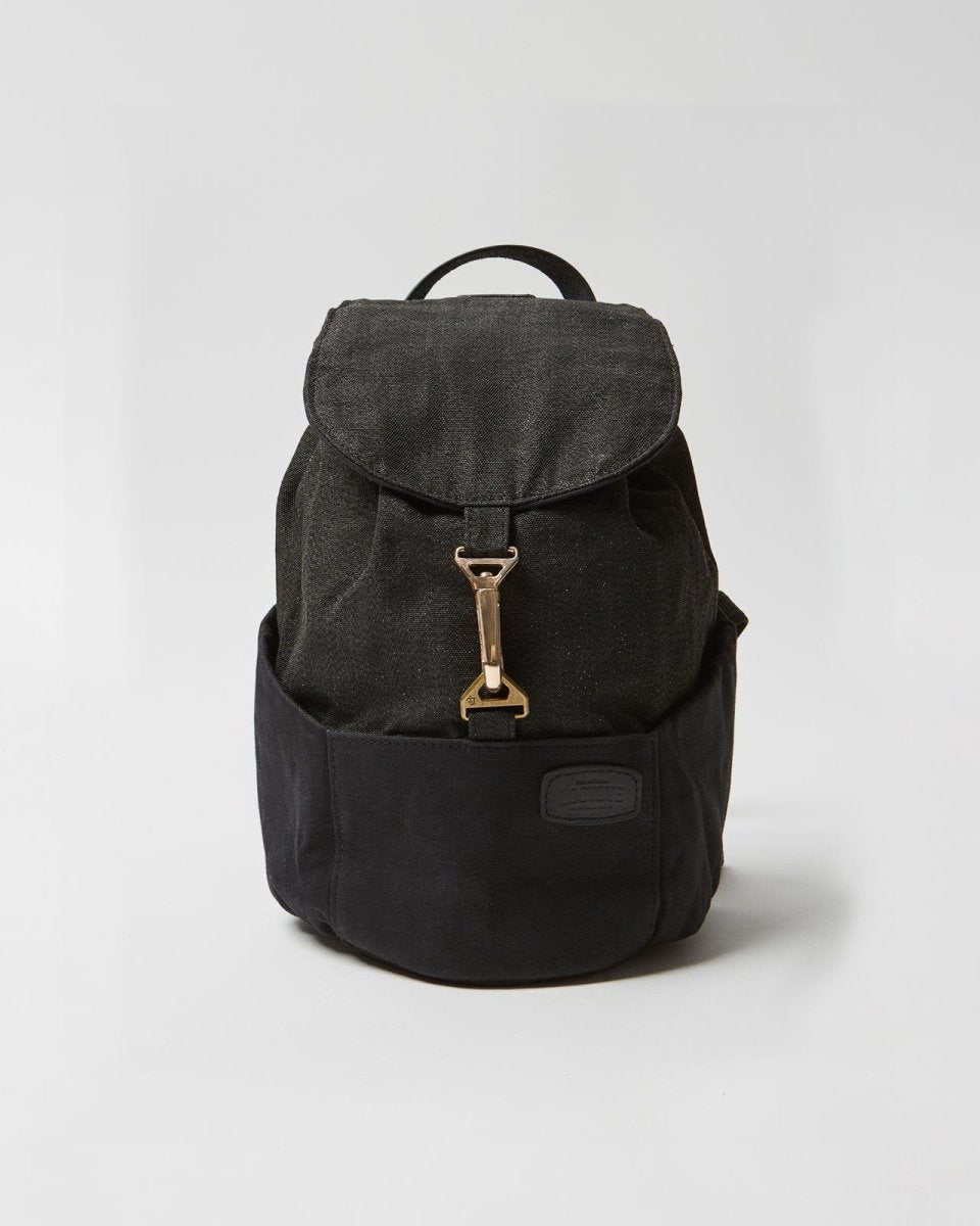 Loctote | Heritage Mini Cinch Backpack - Stealth Black | Anti - theft & secure bags