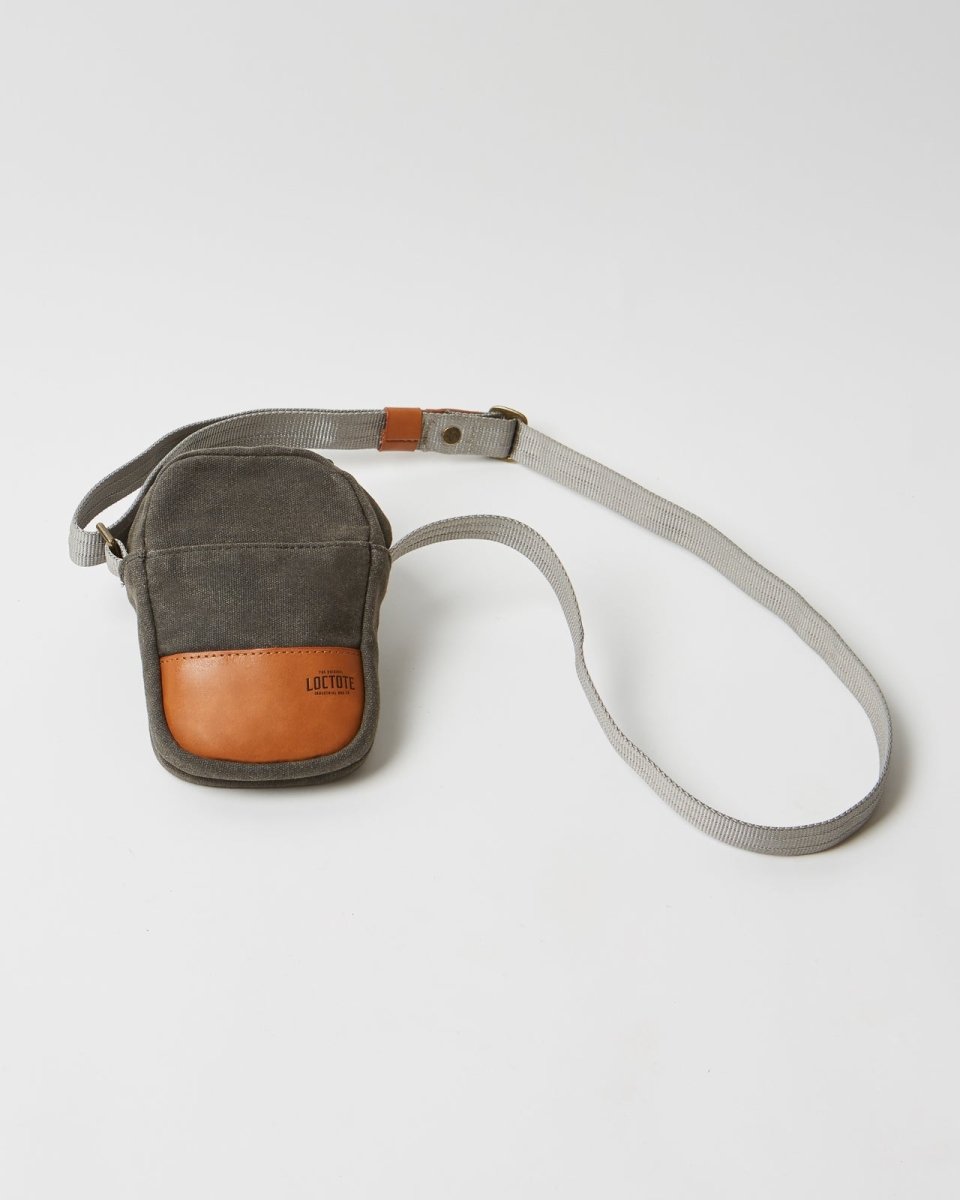 Loctote | Heritage Neck Pouch - Vintage Grey | Anti - theft & secure bags