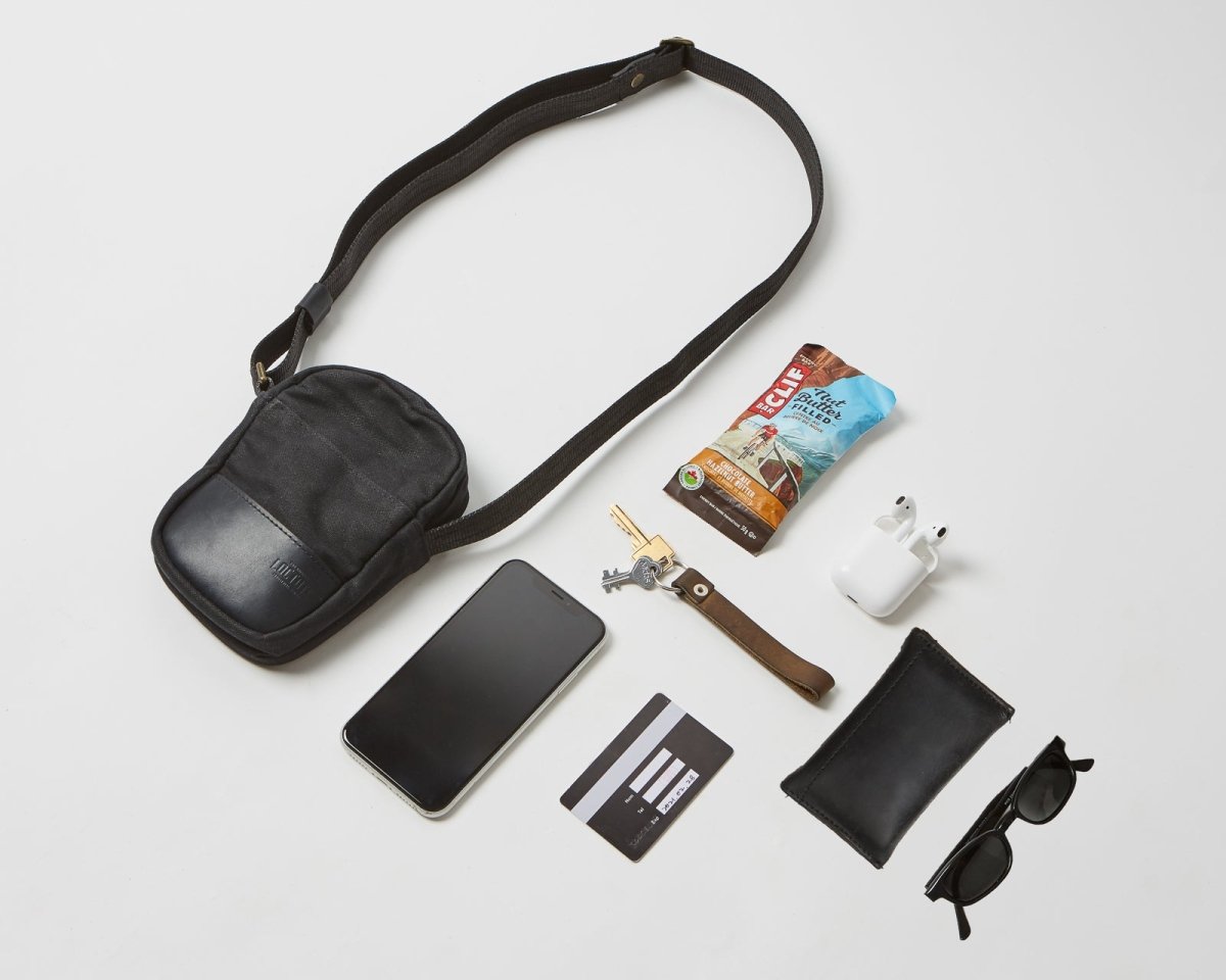 Loctote | Heritage Neck Pouch - Stealth Black | Anti - theft & secure bags