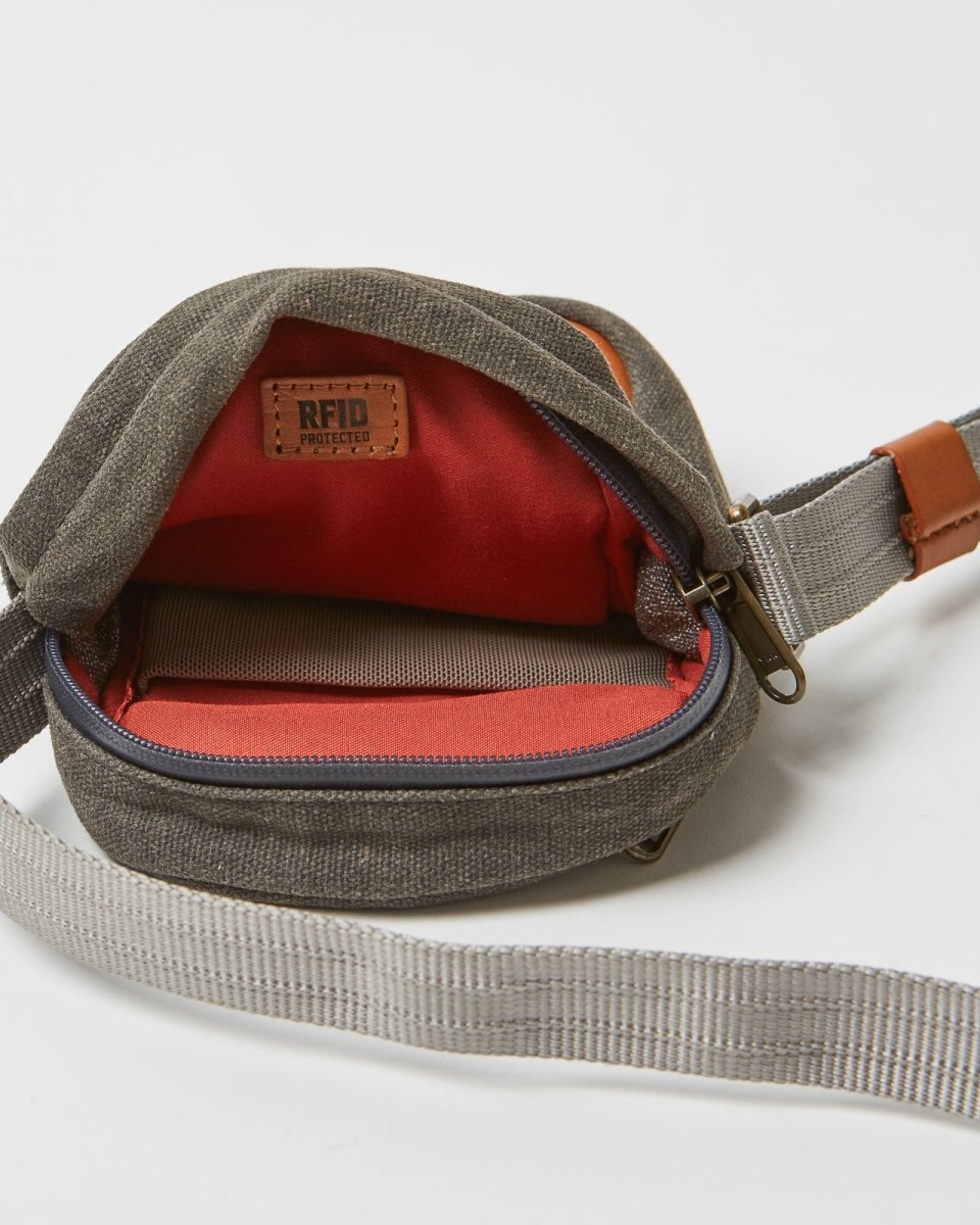 Loctote | Heritage Neck Pouch - Vintage Grey | Anti - theft & secure bags