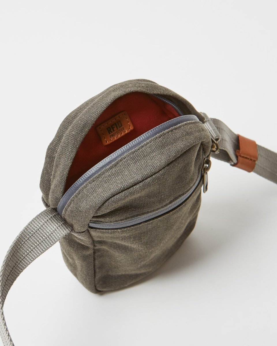 Loctote | Heritage Neck Pouch - Vintage Grey | Anti - theft & secure bags