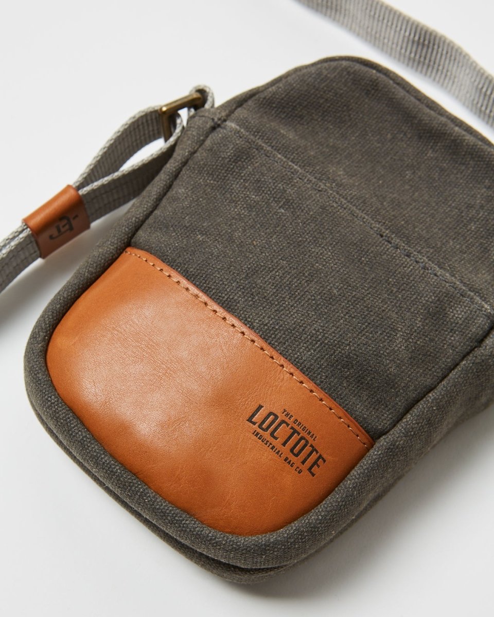 Loctote | Heritage Neck Pouch - Vintage Grey | Anti - theft & secure bags